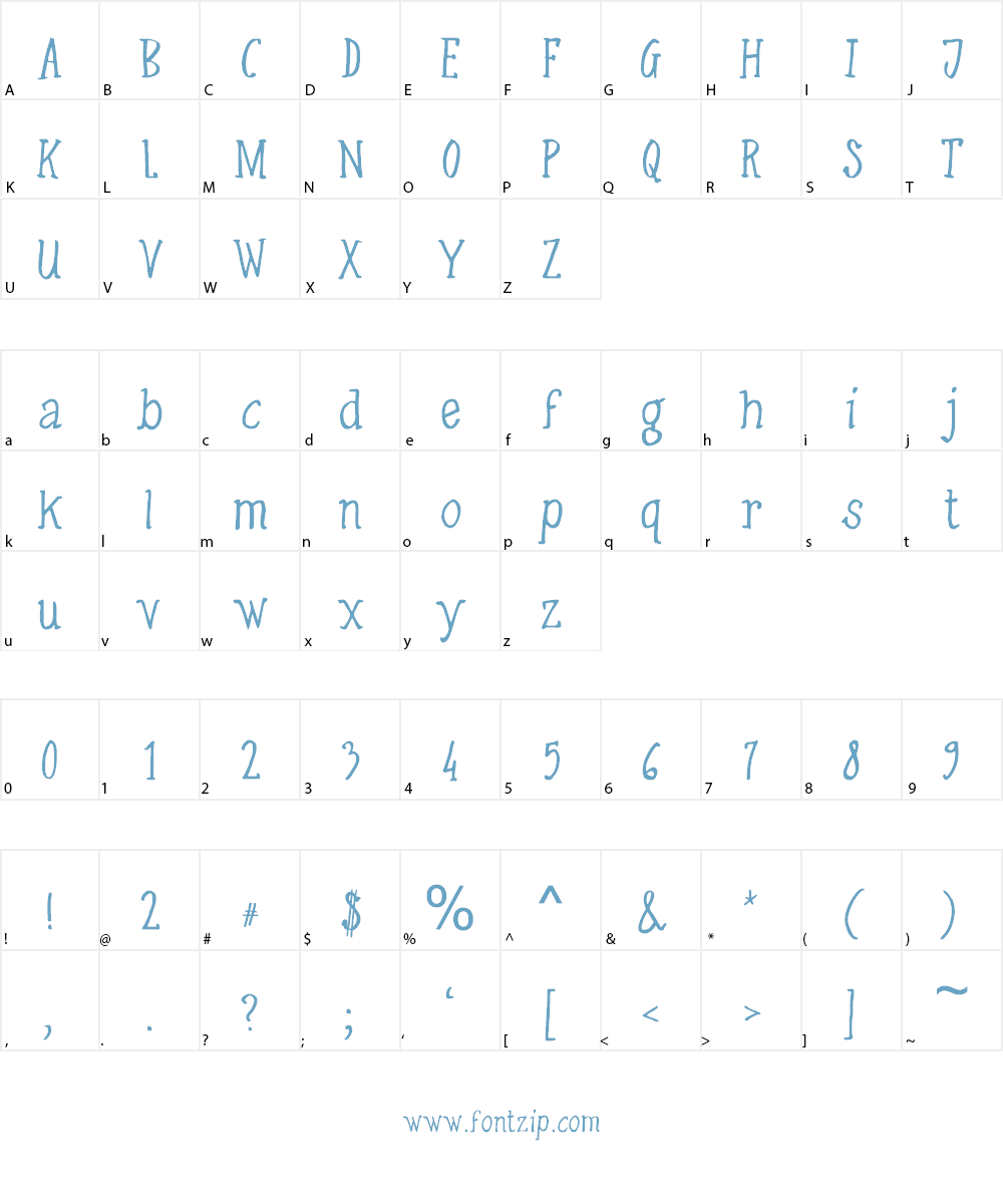 Chicken Fried Steak Font Character